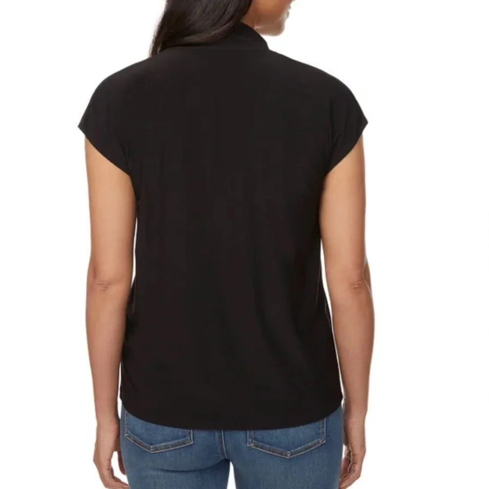 Buffalo Ladies' V-Neck Short Sleeve Blouse - Picture 6 of 15